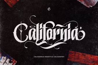 California Style Font: Bold Design for Creative Projects