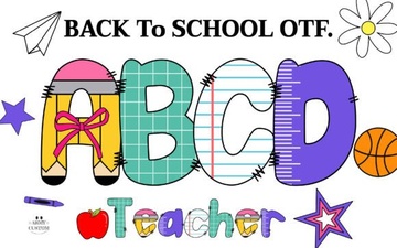 Back to School Army Font for Creative Education Projects