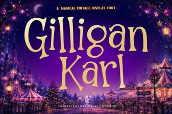 Gilligan Karl Font: a Stylish Typeface for Creative Projects