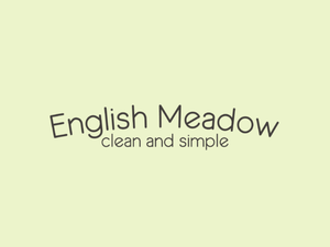 English Meadow Font – Elegant Handwritten Typography Design