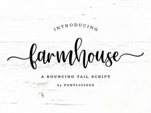 Charming Farmhouse Fonts for Rustic Creative Projects