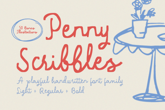 Creative Uses for Penny Scribbles Font