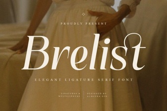 Brelist Font: Modern Design for Creative Projects